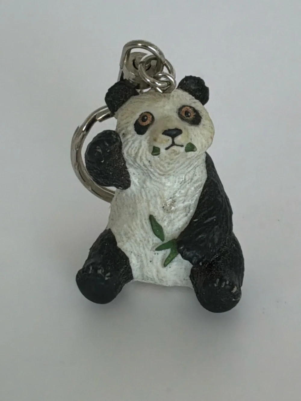 Panda Keychain Pet Accessory in Black and White